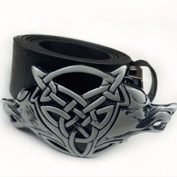 New celtic wolf belt buckle - Picture 5 of 5